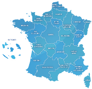 Déménagement dans toute la France Carte de France