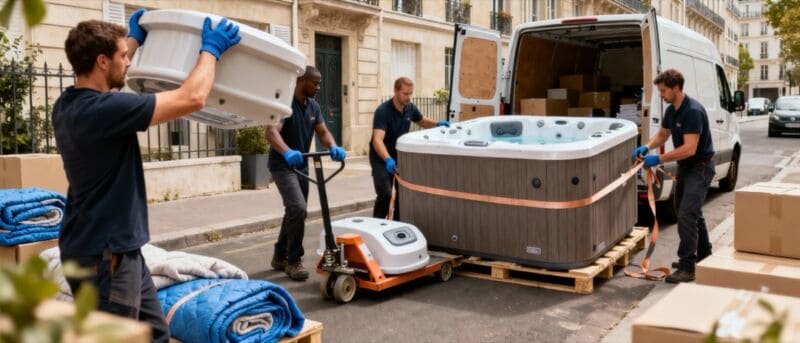 comment déménager un spa